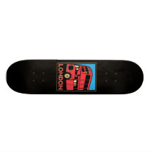des Kunst-Dekos Londons Westminster England retro  Skateboard Brett