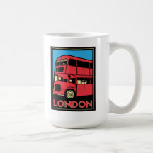 des Kunst-Dekos Londons Westminster England retro  Kaffee Tassen