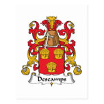 Descamps Familienwappen Postkarte