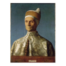 Descrpition Giovanni Bellini Portr? t-DES Dogen Lö Postkarten