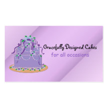 Designer-Kuchen/Backen Visitenkarten Vorlage