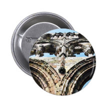 Detail der Whitby Abtei-Wand Button
