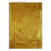 Detail vom goldenen Schrein Grußkarten