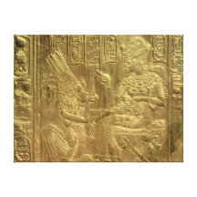 Detail vom goldenen Schrein Leinwanddruck