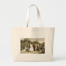 Detail von einer Dorf-Hochzeit durch Luke Fildes Tragetasche