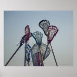 Details des Lacrossespiels Posterdruck