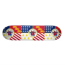 Detroit, Michigan, Vereinigte Staaten Individuelles Skateboard