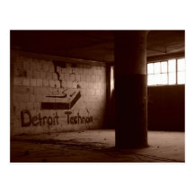 Detroit Techno (Postkarte)