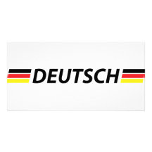 Deutsch-Ikone Photokartenvorlage