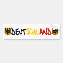 Deutschand Vorlagenentwürfe! Auto Sticker