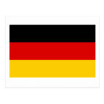 Deutsche Flaggen-Produkte Postkarte