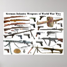 Deutsche Infanterie-Waffen von WW2 Plakate