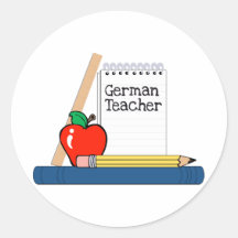 Deutscher Lehrer (Notizbuch) Stickers