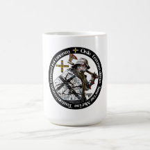 Deutscher Orden Ritter mit Axt Tasse