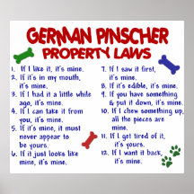 DEUTSCHER PINSCHER PL2 PLAKATDRUCK