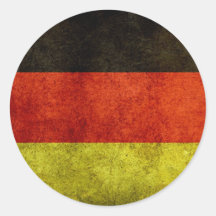 Deutscher Schmutz-Flaggen-Aufkleber