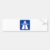 Deutsches Autobahn-Zeichen Autosticker