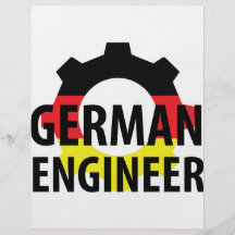 deutsches Ingenieurzeichen Personalisierte Flyer