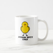Deutsches Spitz-Küken Kaffee Haferl