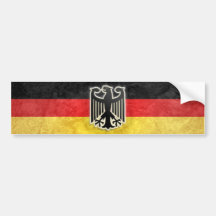 Deutsches Stoßaufklebergrunge-Adler-Wappen-Abziehb Autosticker