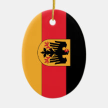 Deutsches Wappen Flagge Weihnachtsornament