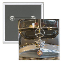 Deutschland, Baden-Wurttemberg, Stuttgart. Mercede Anstecknadel