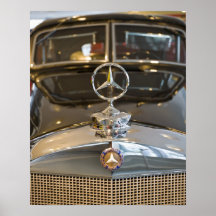 Deutschland, Baden-Wurttemberg, Stuttgart. Mercede Plakat