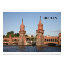 Deutschland Berlin Oberbaumbrucke (St.K.) Einladung