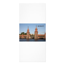 Deutschland Berlin Oberbaumbrucke (St.K.) Individuelle Werbe Karte