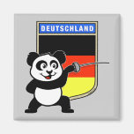 Deutschland, das Panda einzäunt Kühlschrankmagnete