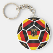 Deutschland - Deutschland-Ball Fußballfans mit 201 Schlüsselband