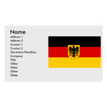 Deutschland, Deutschland Visitenkartenvorlagen