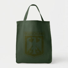 Deutschland Eagle - deutsches Wappen Leinentaschen