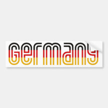 Deutschland-Flagge! Autoaufkleber