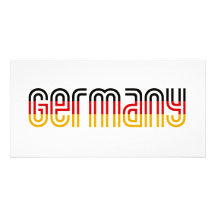Deutschland-Flagge! Individuelle Foto Karten
