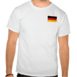 Deutschland-Flagge und Karten-T-Shirt