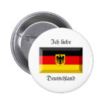 Deutschland-Flaggen-Edelstein Anstecknadelbutton
