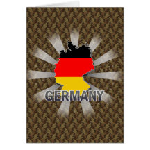 Deutschland-Flaggen-Karte 2,0