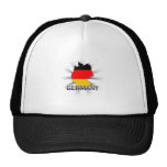 Deutschland-Flaggen-Karte 2,0 Baseballcaps