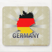 Deutschland-Flaggen-Karte 2,0 Mousepad