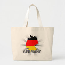 Deutschland-Flaggen-Karte 2,0 Tragetasche