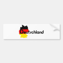 Deutschland-Flaggenfarben! Auto Aufkleber