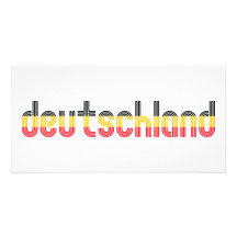 Deutschland-Flaggenfarben! Individuelle Photo Karten