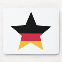 Deutschland-Flaggenstern Mousepad