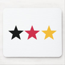 Deutschland-Flaggensterne Mousepads