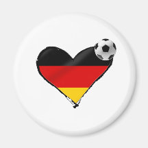 Deutschland fussball Liebe - i-Liebe Deutschfußbal Magnete