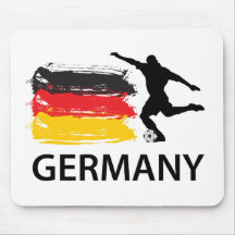 Deutschland-Fußball Mousepad