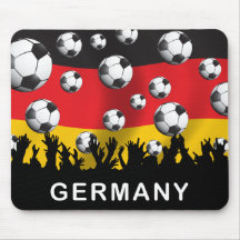 Deutschland-Fußball Mousepads