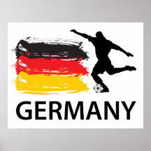 Deutschland-Fußball Plakatdrucke