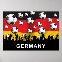 Deutschland-Fußball Plakat